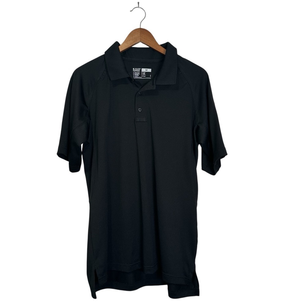 5.11 Tactical Men’s Medium Black Performance Short Sleeve Polo